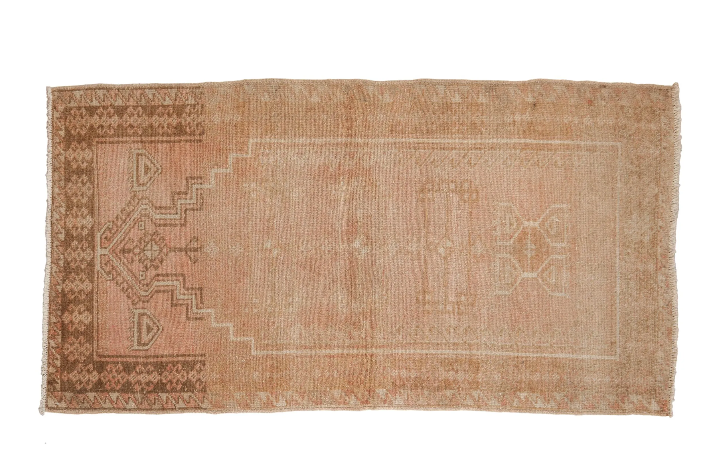 3x5.5 Vintage Distressed Oushak Rug