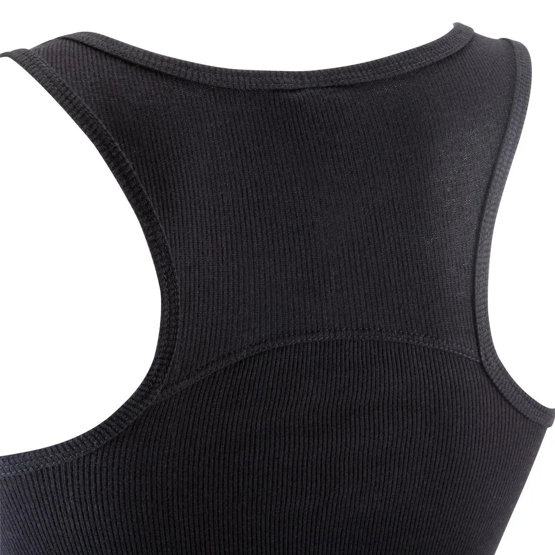 500 Women's Gentle Gym & Pilates Tank Top - Black