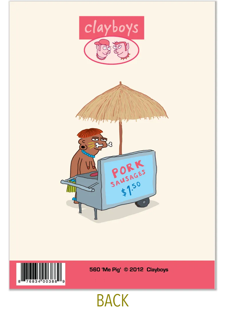 560 Me Pig (Birthday Card)