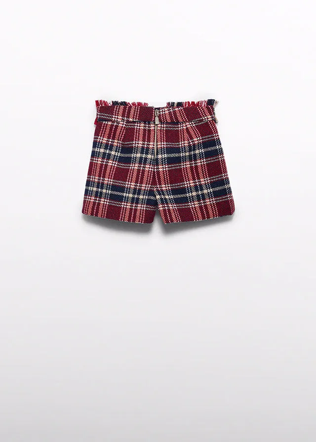 5712 Abel & Lula Checked Dressy Shorts