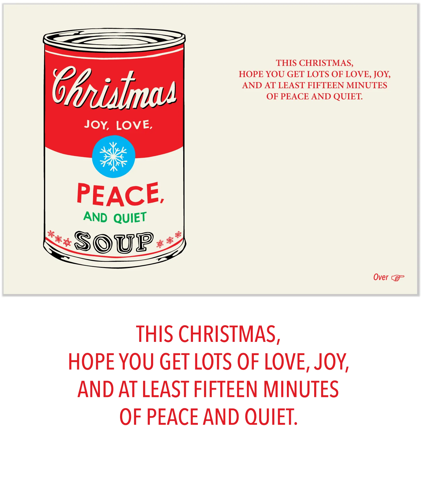 581 Peace Soup (Christmas Card)