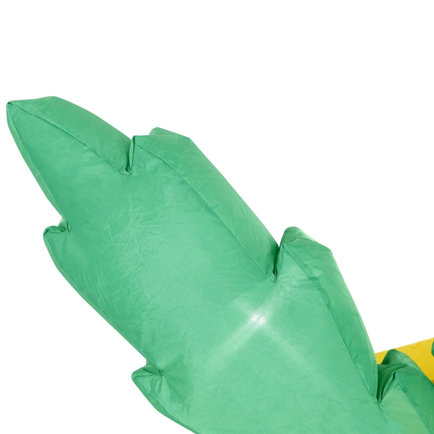 6 Ft Giant Pot Leaf Inflatable Yard Decoration with Built-in Bulbs, Tie-Downs, and Powerful Fan