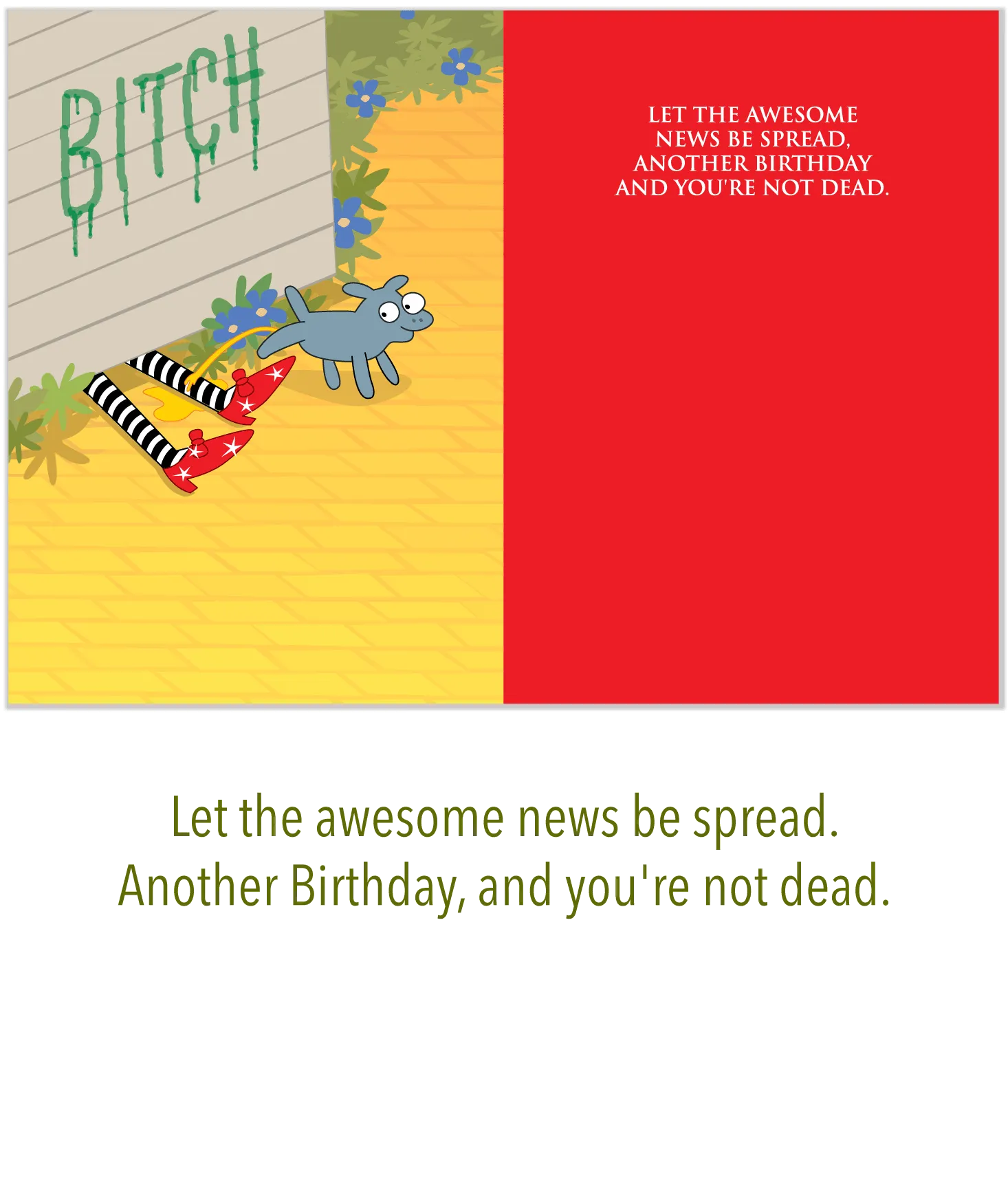 645 My Bad (Birthday Card)