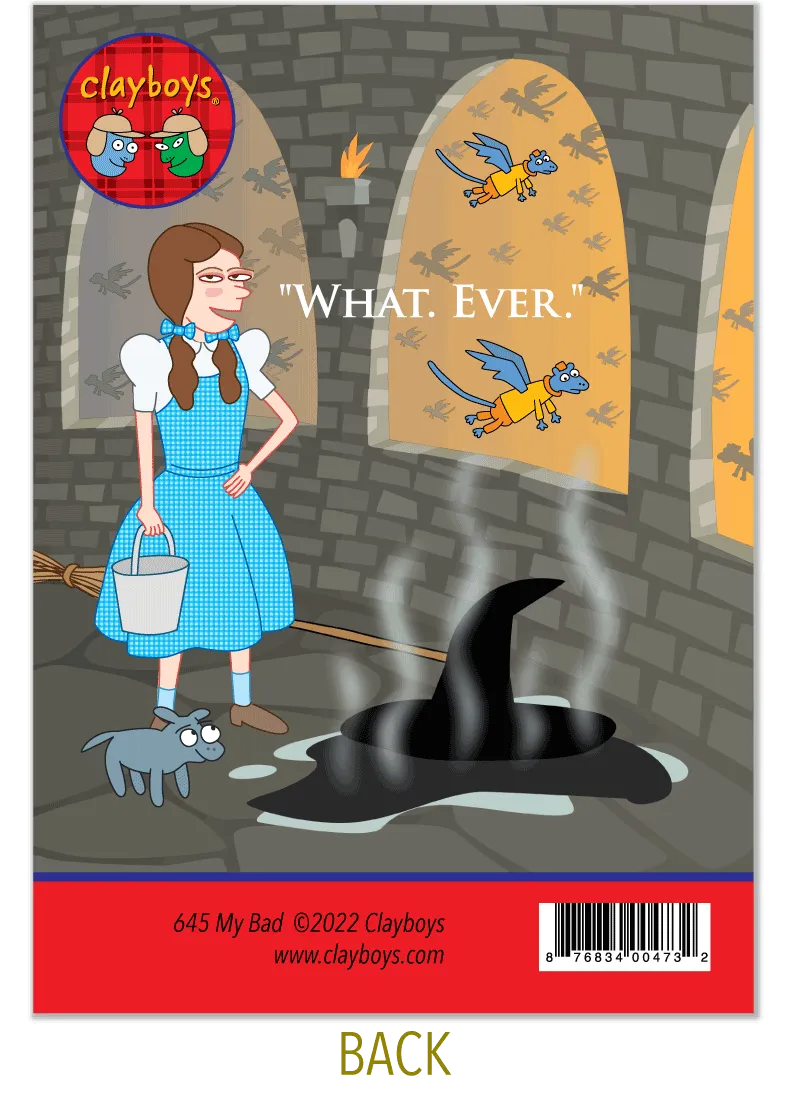 645 My Bad (Birthday Card)
