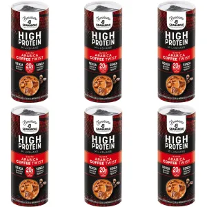 6x Granarolo Benessere HIGH PROTEIN Milkshake gusto ARABICA COFFEE TWIST