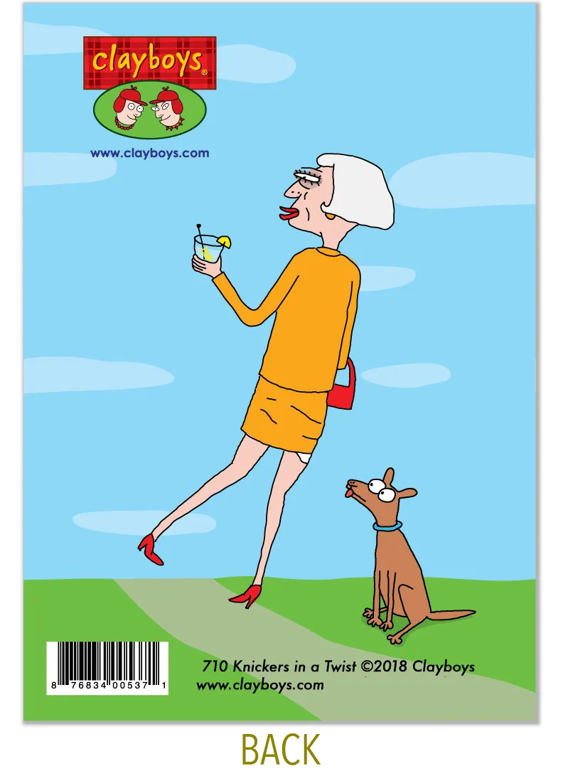 710 Knickers in a Twist (Any Occasion, Birthday Card)