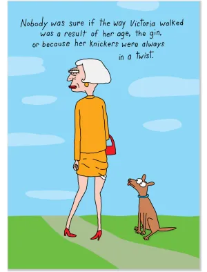 710 Knickers in a Twist (Any Occasion, Birthday Card)