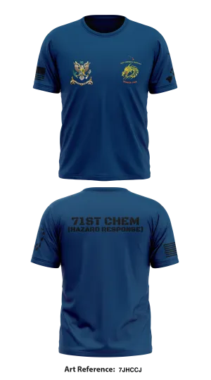 71st CHEM (Hazard Response) Store 1 Core Men's SS Performance Tee - 7jHccJ
