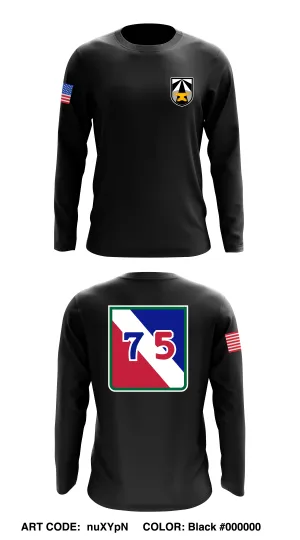 75th Innovation Command Core Men's LS Performance Tee - nuXYpN