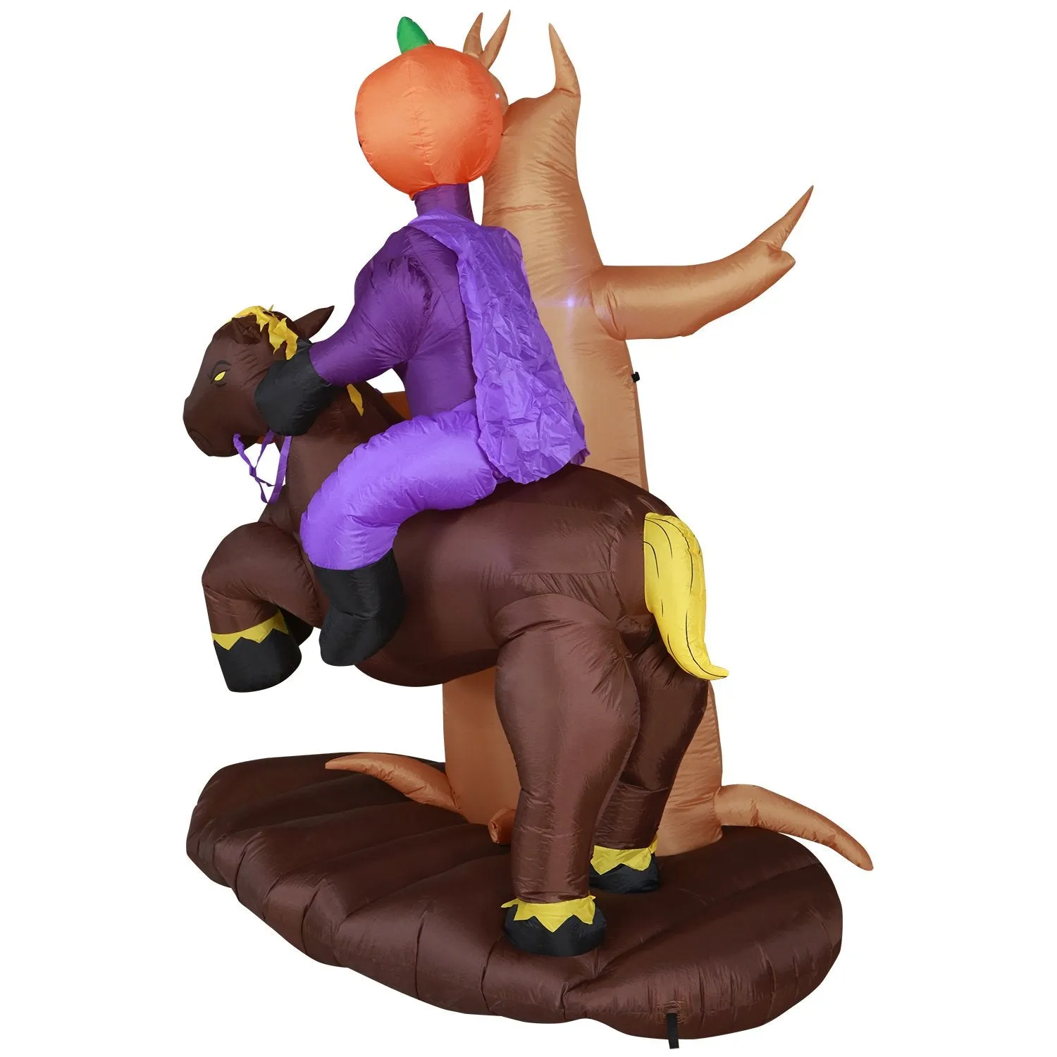 8 ft Headless Horseman with Jack O' Lantern Head Halloween Inflatable