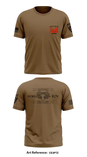 836th EN CO (Sapper) Store 1 Core Men's SS Performance Tee - Ce3ptZ