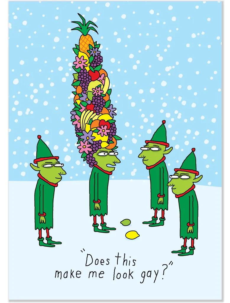 859 Look Gay (Christmas Card)