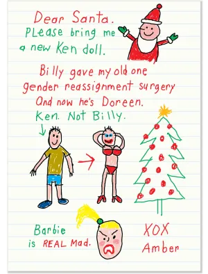 867 Amber's Letter (Christmas Card)