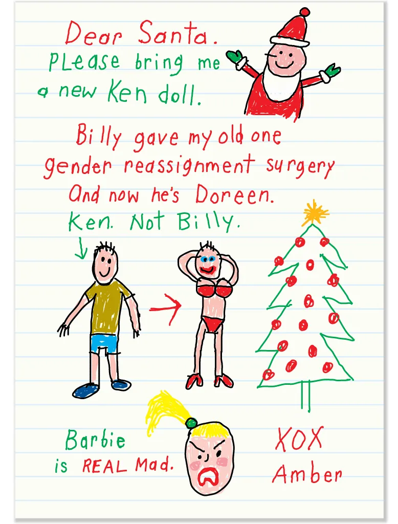 867 Amber's Letter (Christmas Card)
