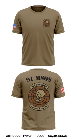 91 MSOS Air Defense Store 1 Core Men's SS Performance Tee - j4UcQA