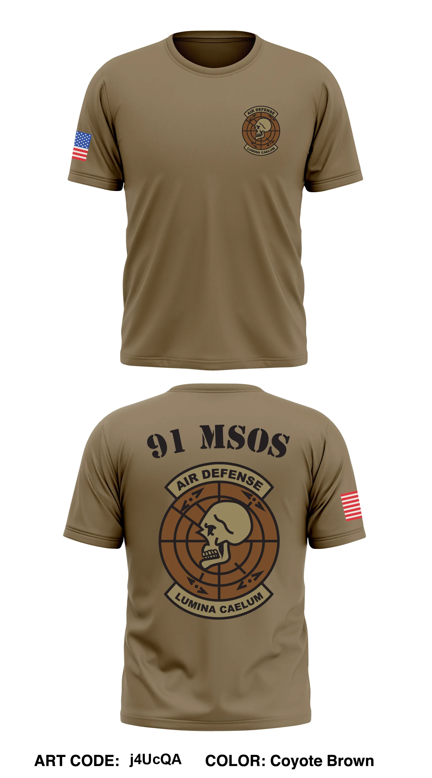 91 MSOS Air Defense Store 1 Core Men's SS Performance Tee - j4UcQA
