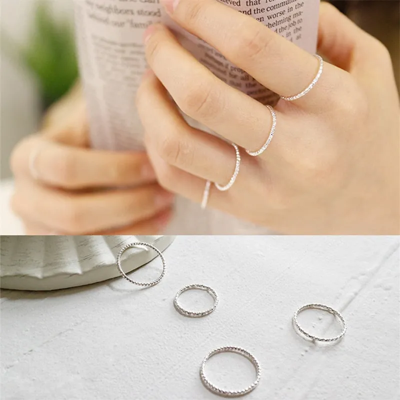 925 Sterling Silver Simple Ring