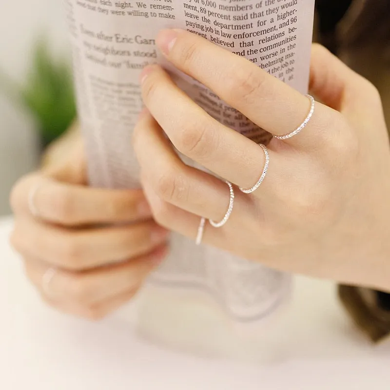 925 Sterling Silver Simple Ring