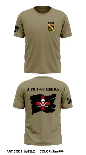 A co 1-69th Core Men's SS Performance Tee - 8eT9kX