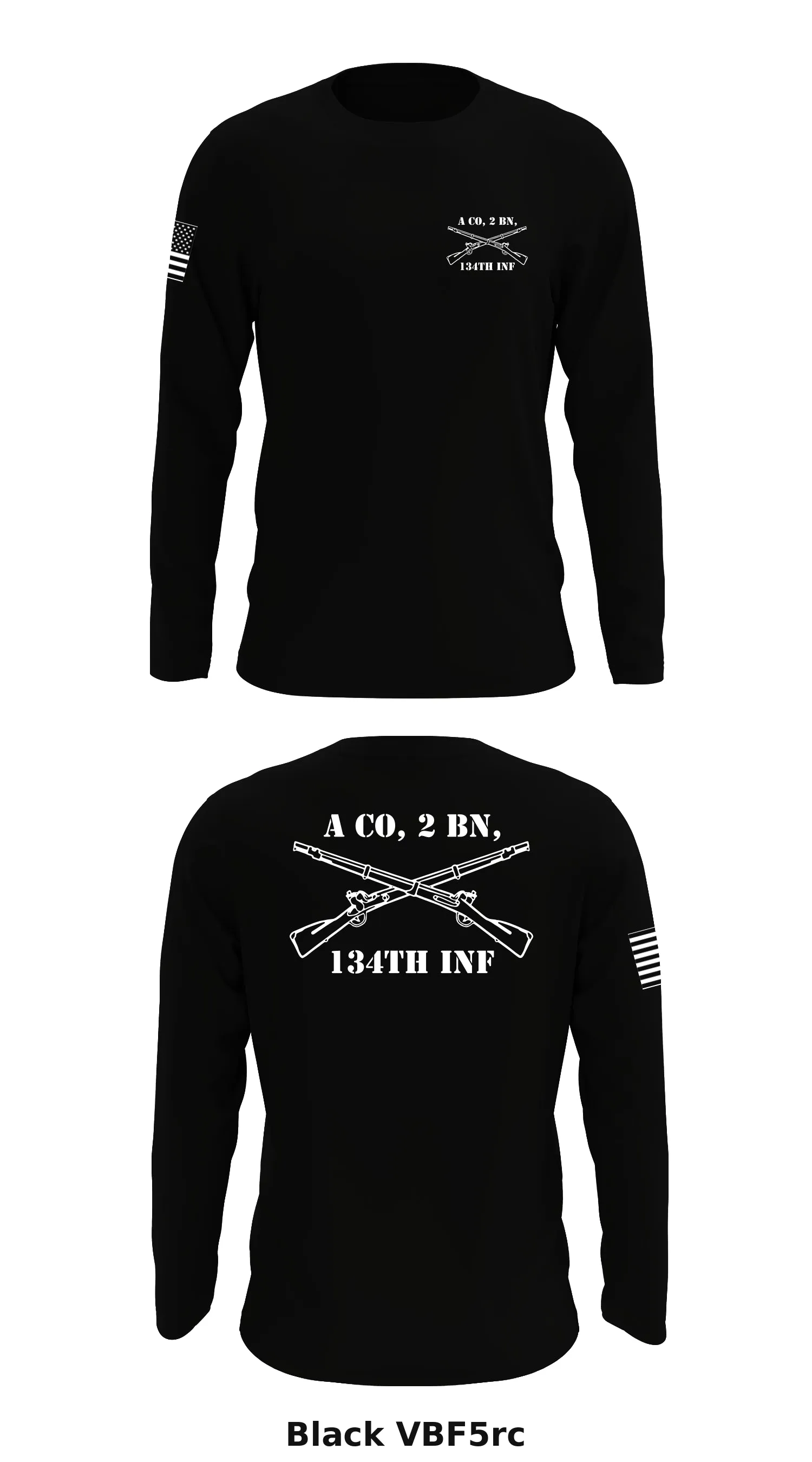 A Co, 2 BN, 134th INF Store 1 Core Men's LS Performance Tee - VBF5rc