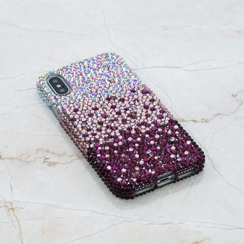 AB Crystals Faded To Dark Purple Design (style 908)