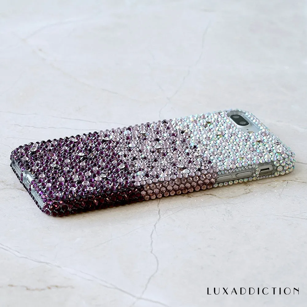 AB Crystals Faded To Dark Purple Design (style 908)