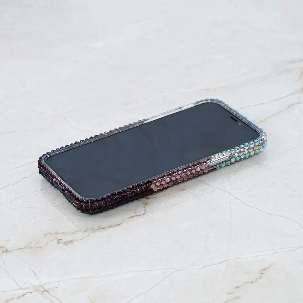 AB Crystals Faded To Dark Purple Design (style 908)