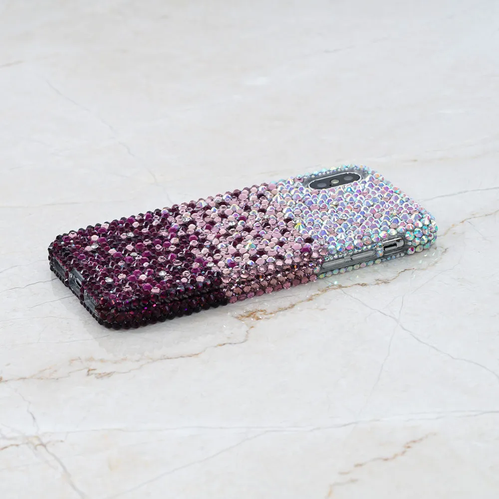 AB Crystals Faded To Dark Purple Design (style 908)