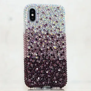 AB Crystals Faded To Dark Purple Design (style 908)