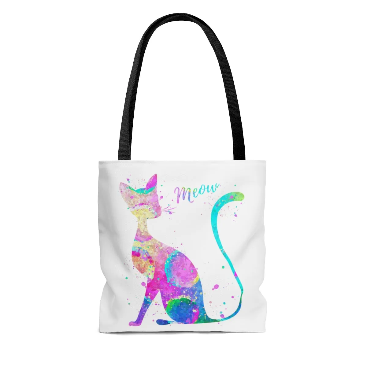 Abstract Cat Tote Bag