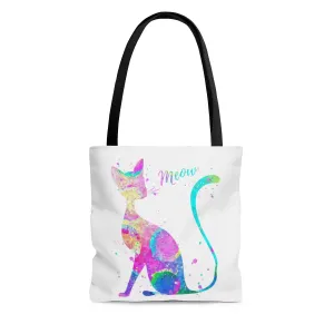 Abstract Cat Tote Bag