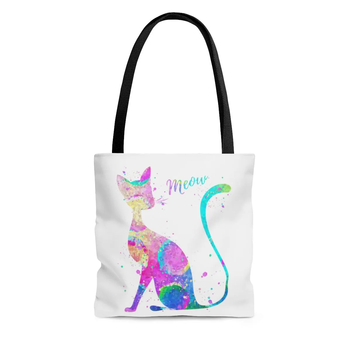 Abstract Cat Tote Bag