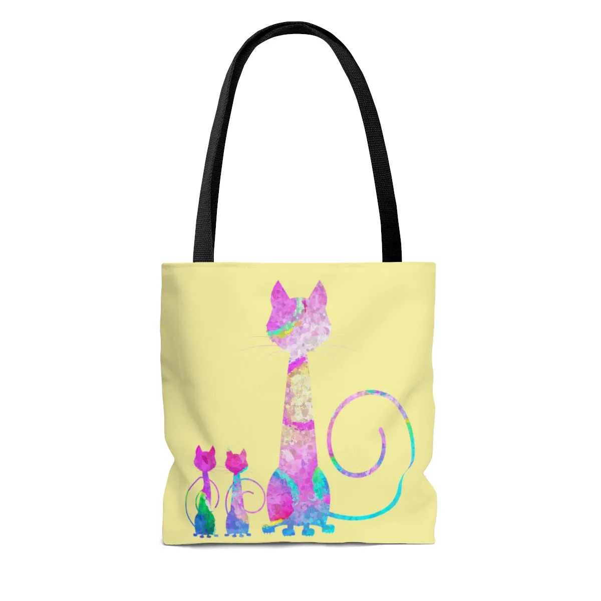 Abstract Cats Tote Bag