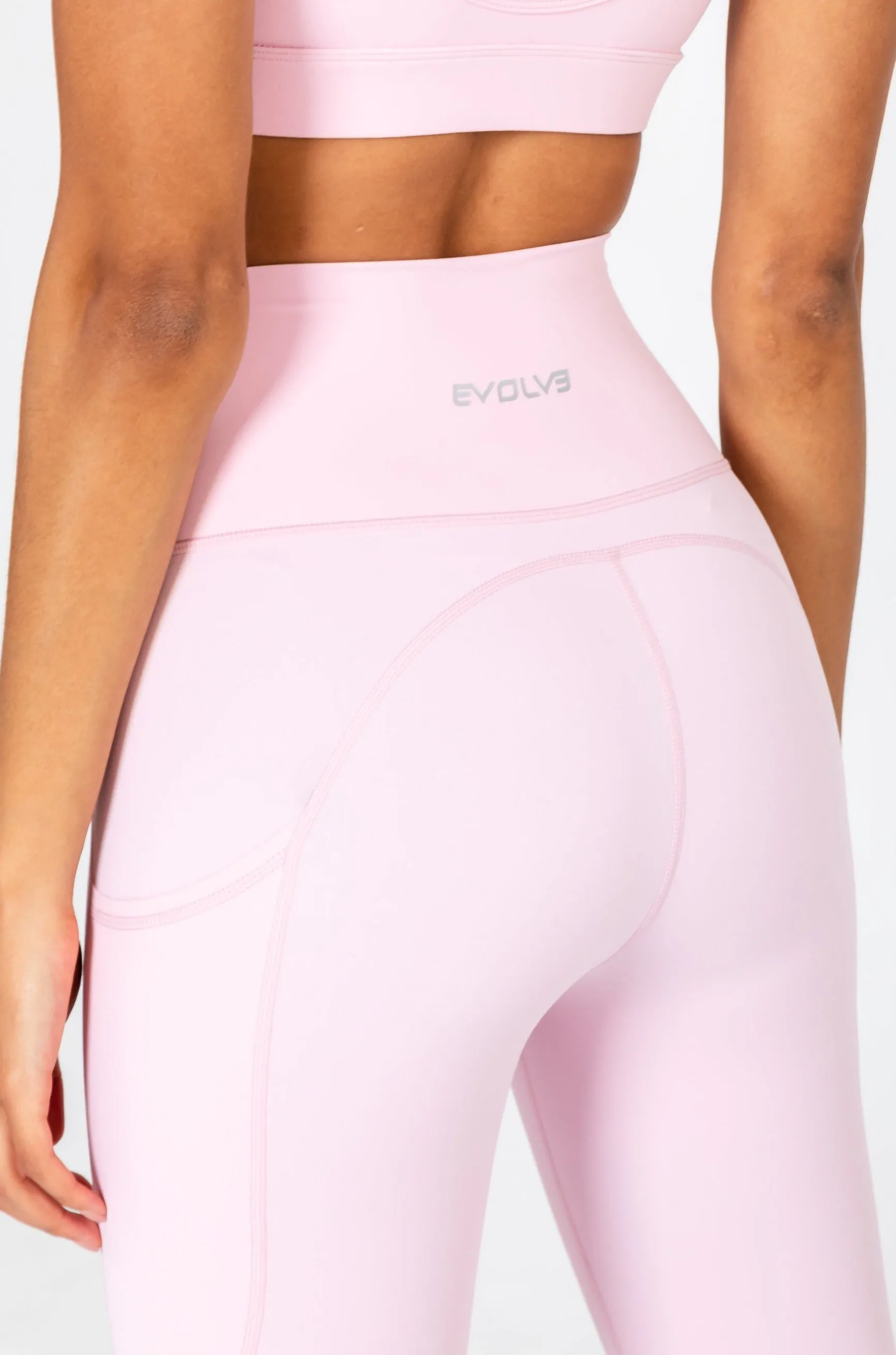 Active Leggings - Pastel Pink