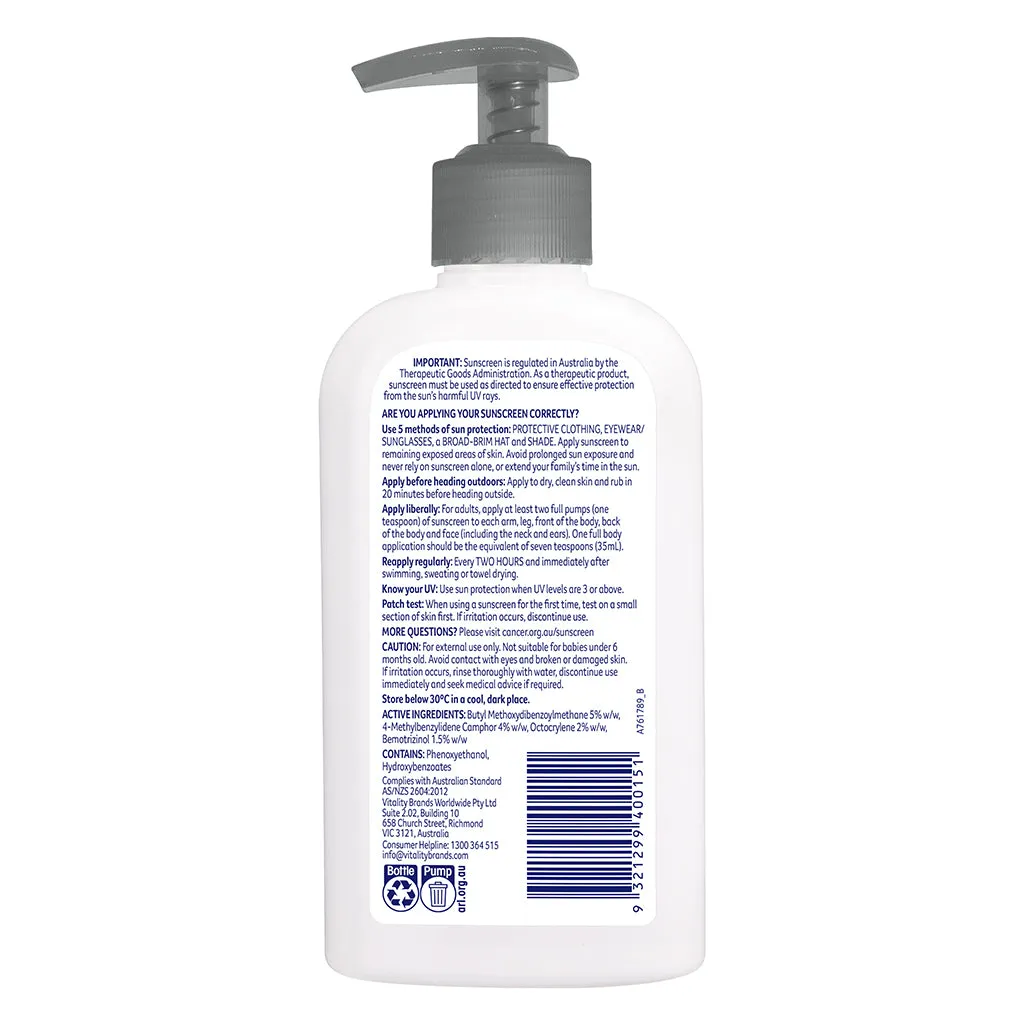 Active Sunscreen SPF50  200ml