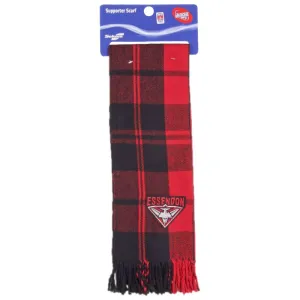 AFL Tartan Scarf Essendon Bombers