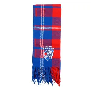 AFL Tartan Scarf Western Bulldogs