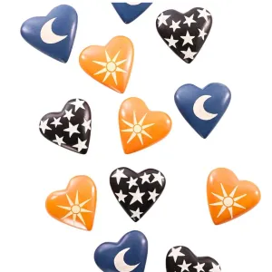 African Modern: Celestial Mini Heart