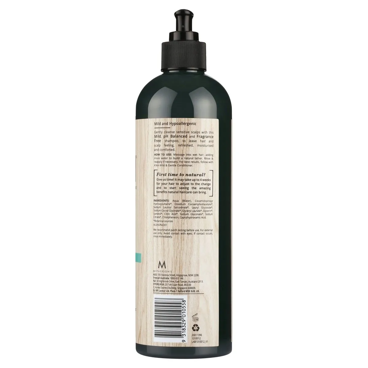 A'kin Mild & Gentle Conditioner 500mL
