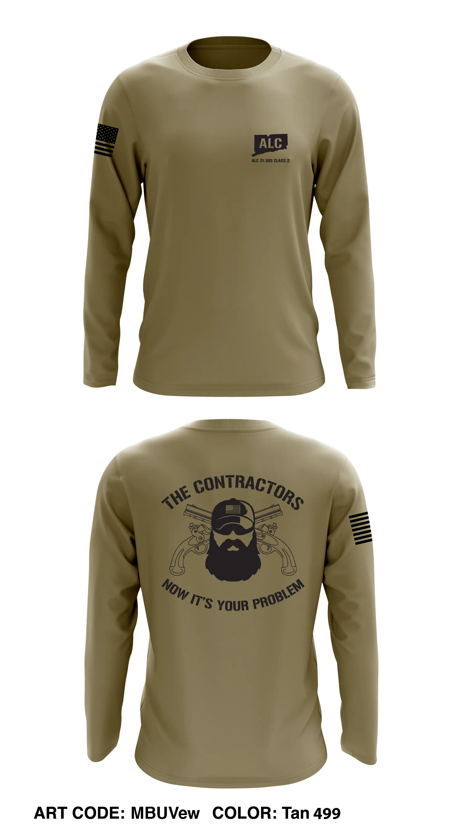ALC 21-303 Class 2 Store 1 Core Men's LS Performance Tee - MBUVew