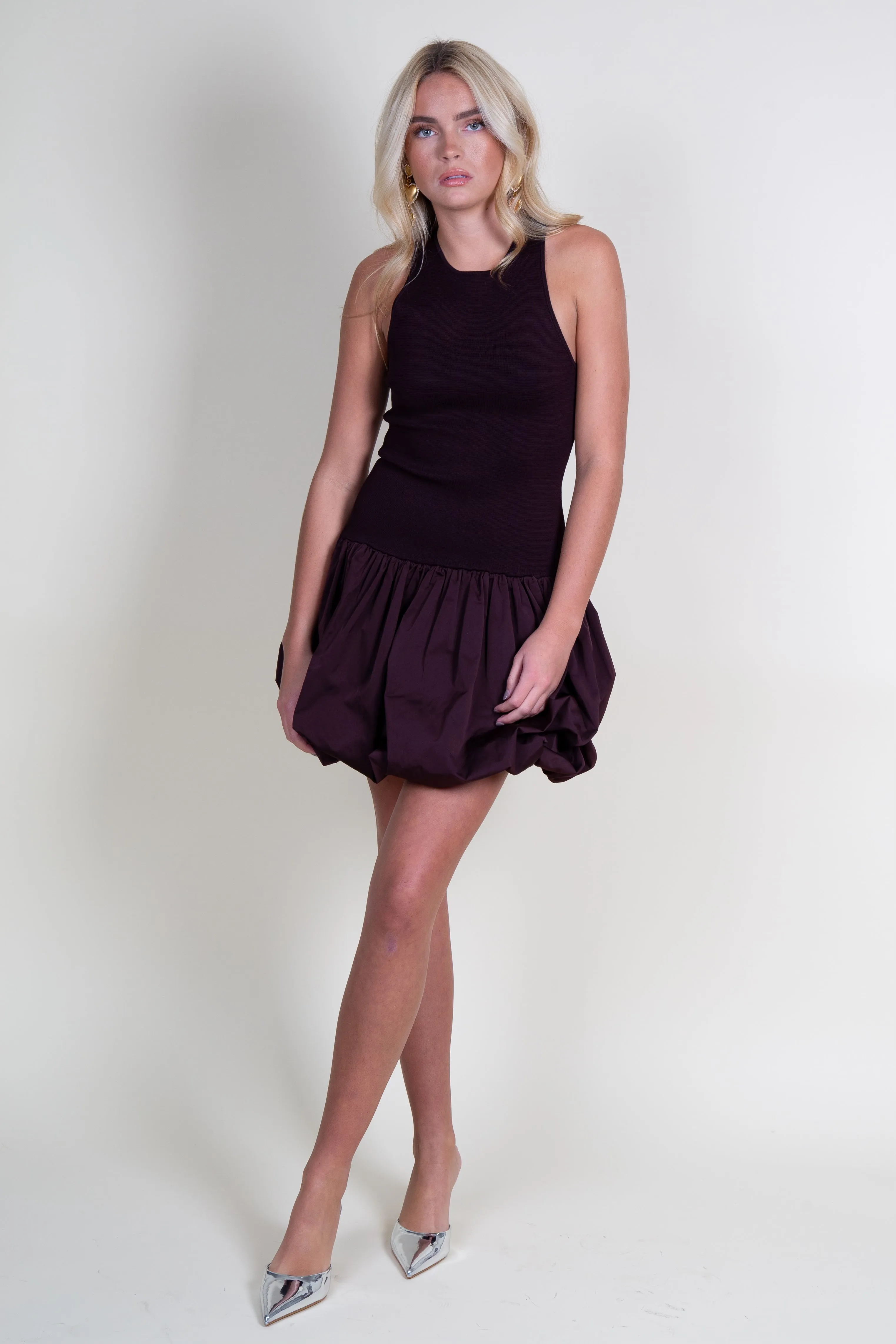 A.L.C. | Eloise Dress - Chocolate Plum