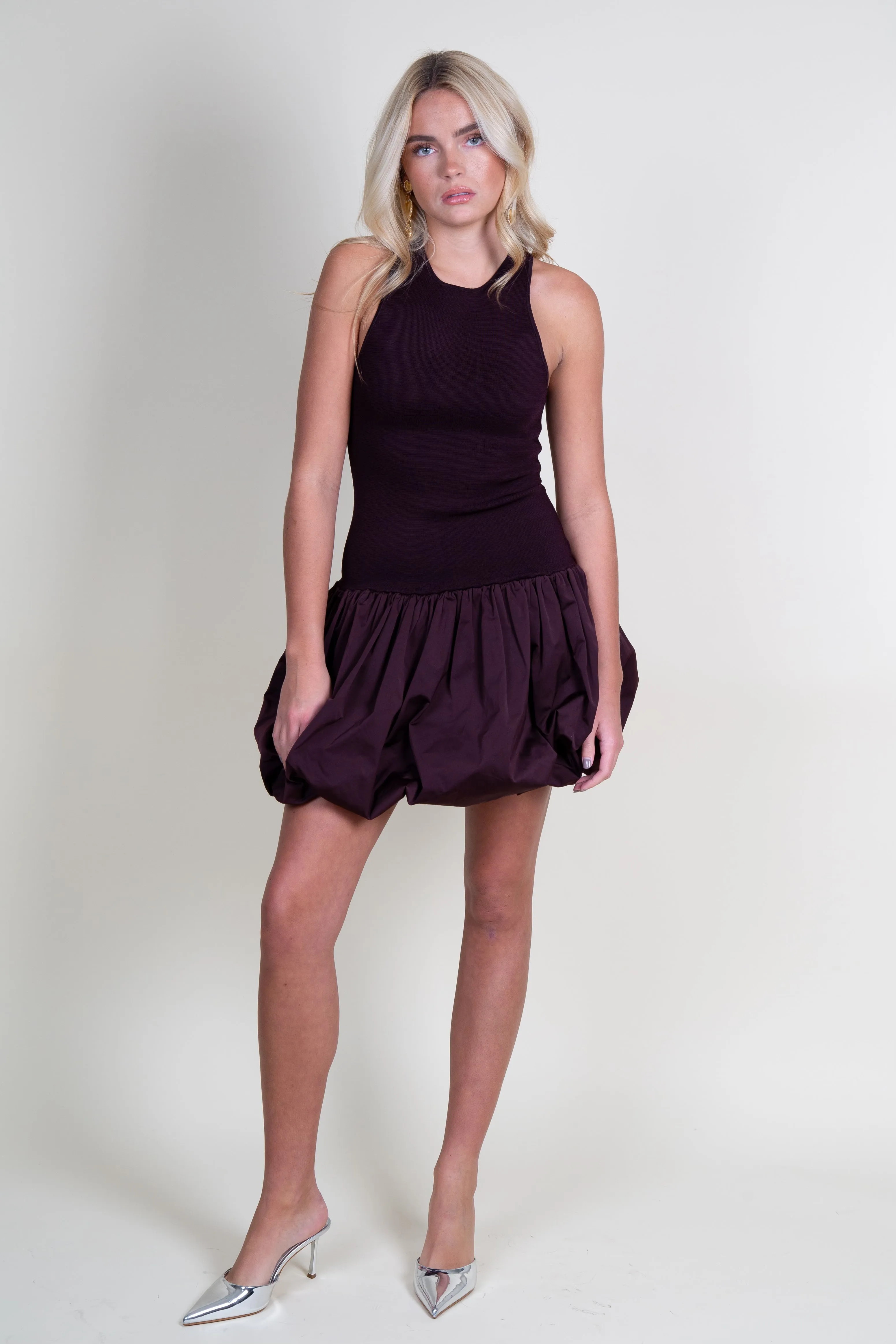 A.L.C. | Eloise Dress - Chocolate Plum
