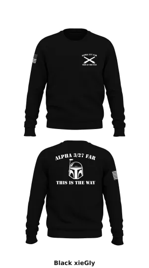 Alpha 3/27 FAR Store 1 Core Men's Crewneck Performance Sweatshirt - xieGIy