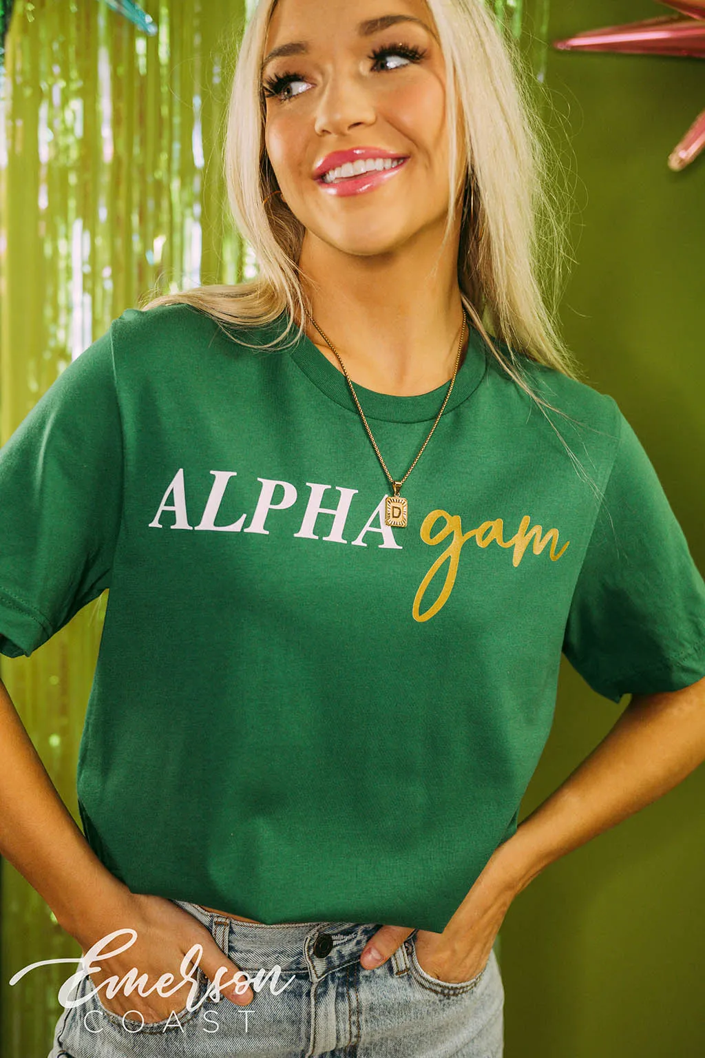 Alpha Gamma Recruitment Simple Tee