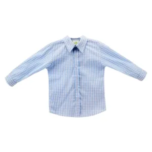 ALTON LIGHT BLUE CHECK BUTTON DOWN