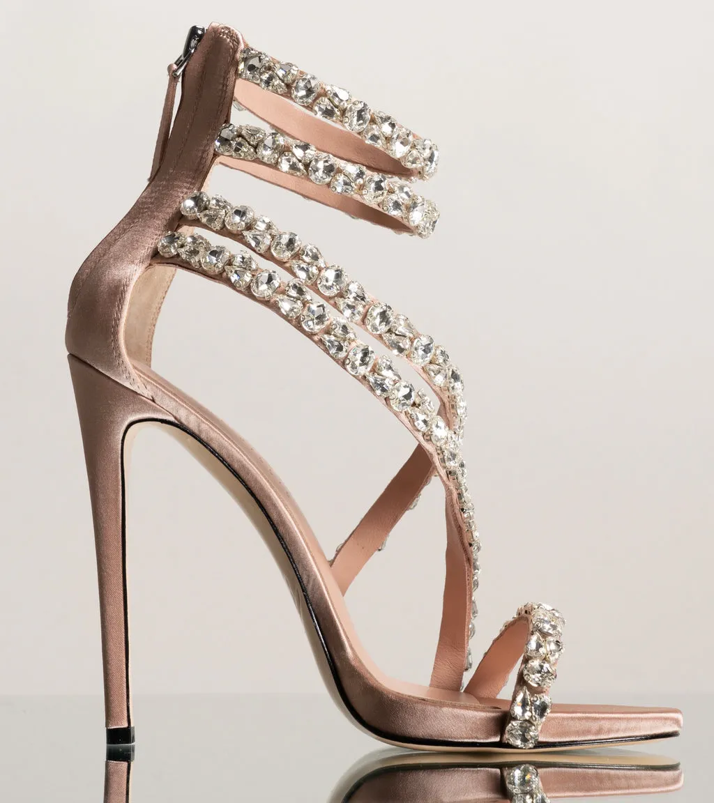 AMINAH ABDUL JILLIL SOLEIL SANDAL TAN