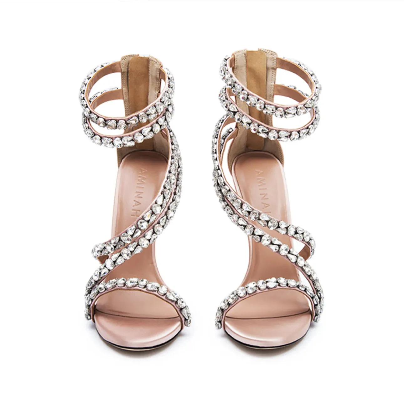 AMINAH ABDUL JILLIL SOLEIL SANDAL TAN
