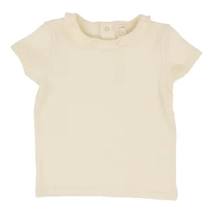 Analogie Ruffle T-Shirt - Cream