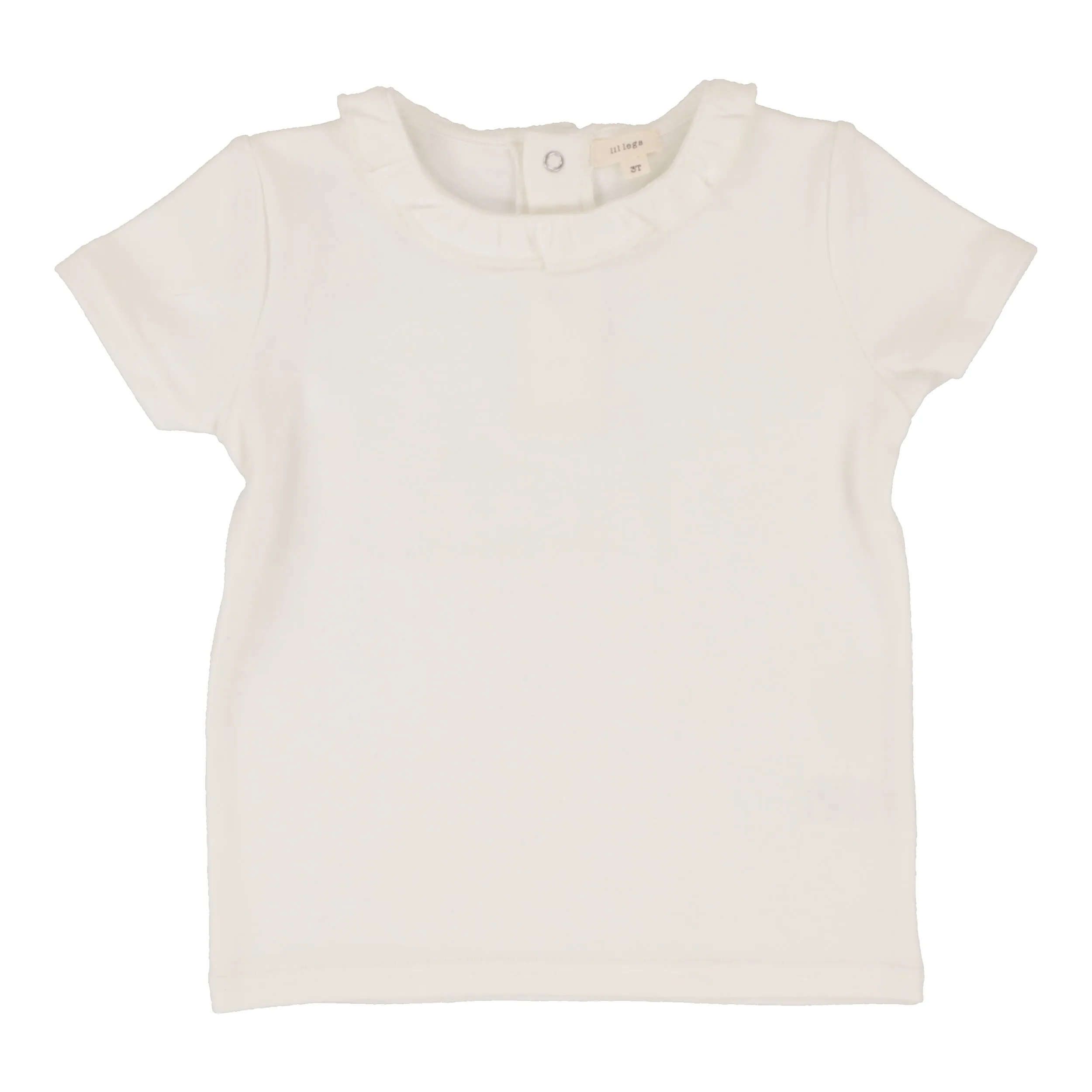 Analogie Ruffle T-Shirt - Winter White