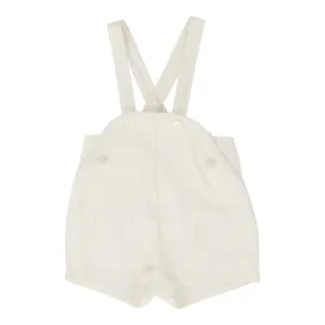 Analogie Suspender Shorts - Cream